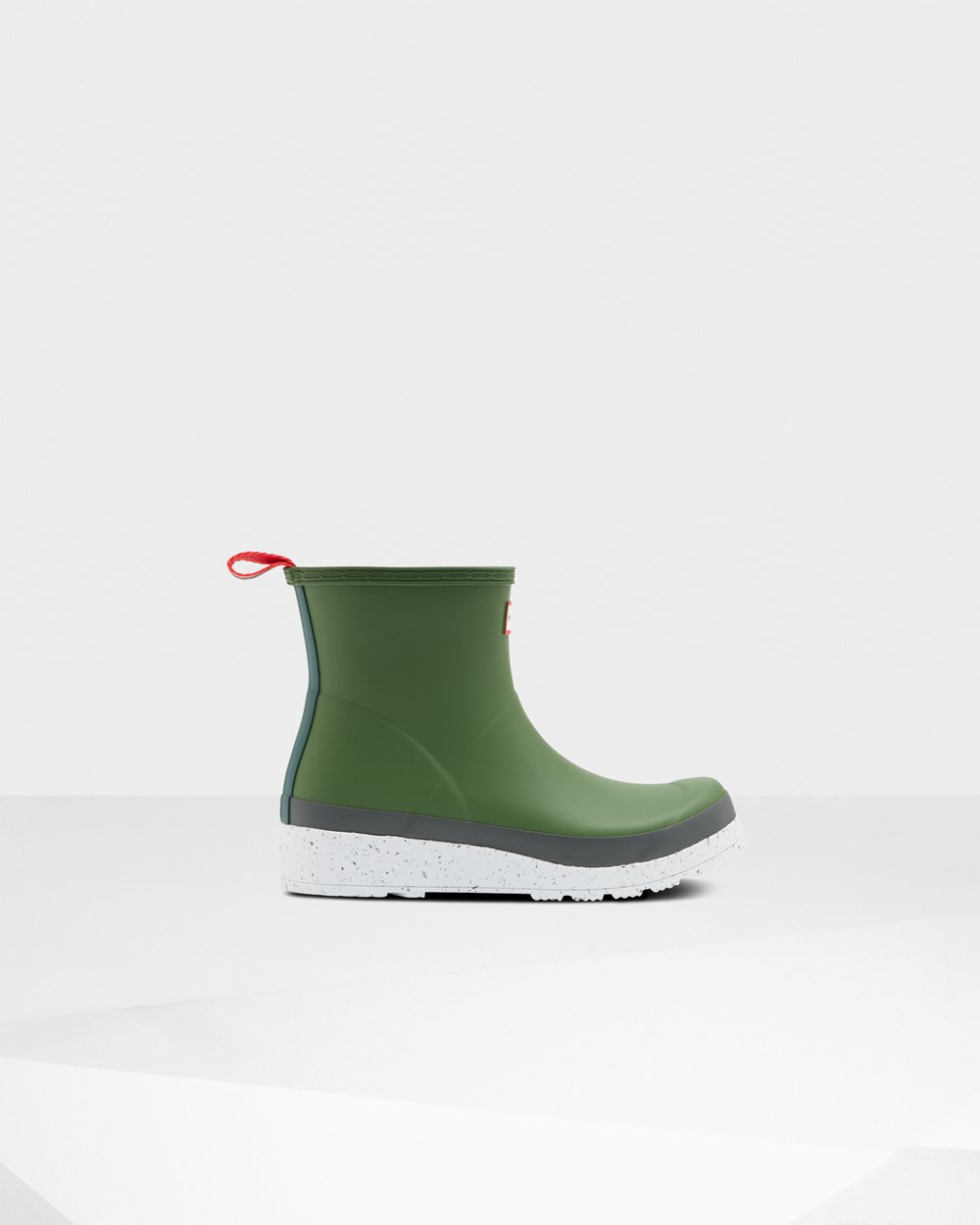 Botas Play Hunter Feminina Verdes/Branco - Original Short Speckle Rain - 82IDYPWBF